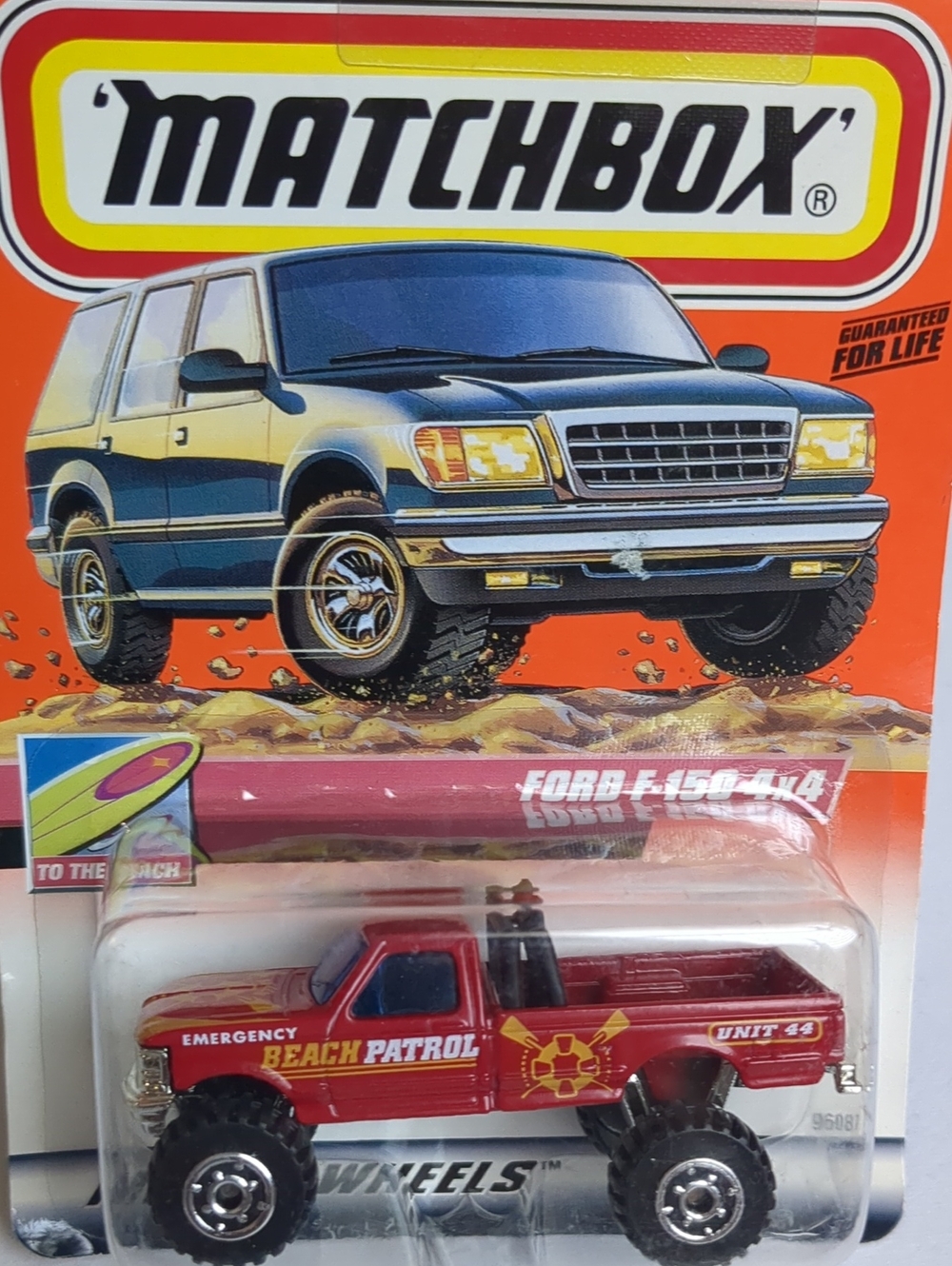 Matchbox Ford F-150 4 X 4  To The Beach Series